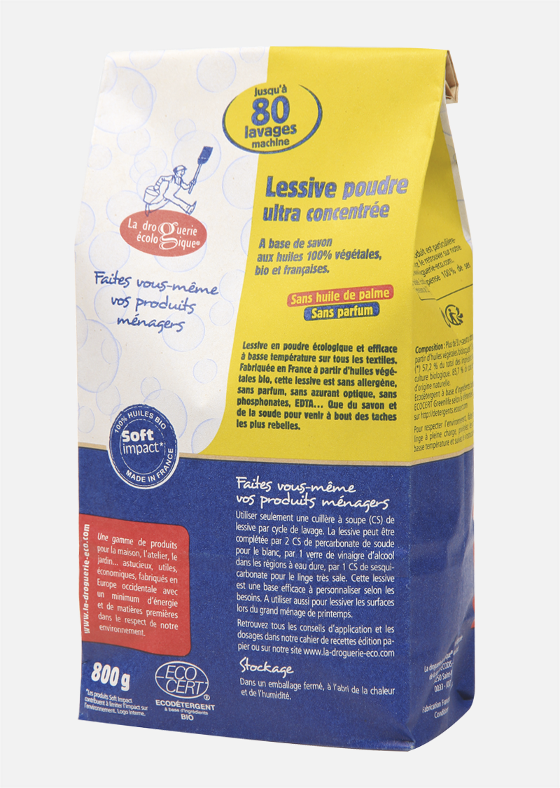 Ultra concentrated laundry powder