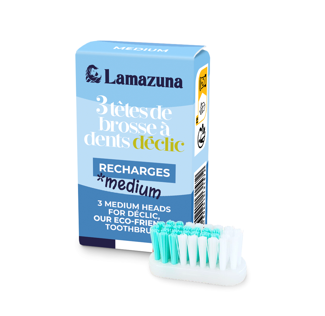 Recarga 3 cabezales de cepillo de dientes - Mediano